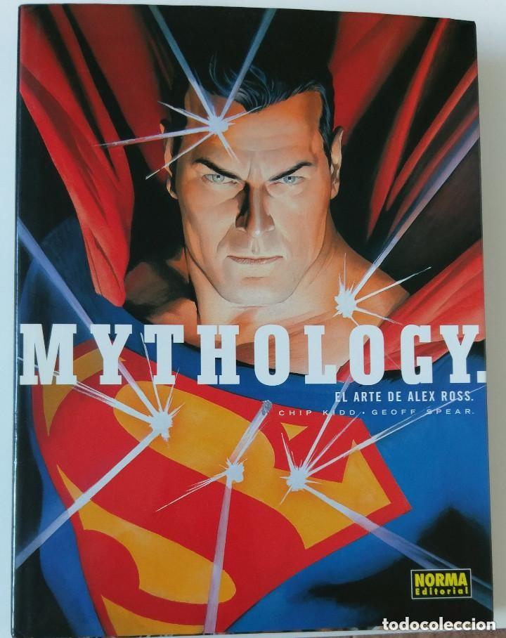C&oacute;mics: MYTHOLOGY. EL ARTE DE ALEX ROSS Edici&oacute;n en castellano DC Comics Superman Batman DESCATALOGADO