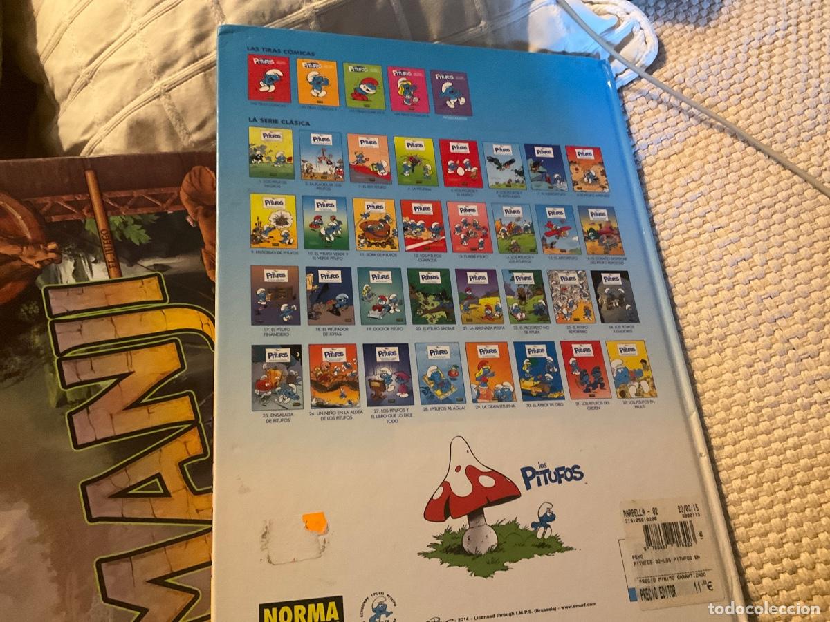 C&oacute;mics: LOS PITUFOS 32. Los Pitufos en Pilulit - Estudio Peyo (Carton&eacute;) - Foto 4