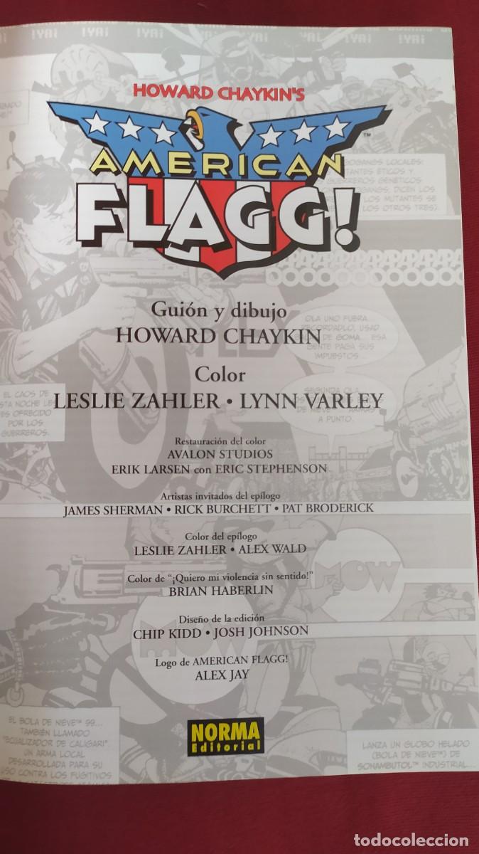 C&oacute;mics: America Flagg. Howard Chaykin&acute;s -Norma Editorial. - Foto 3