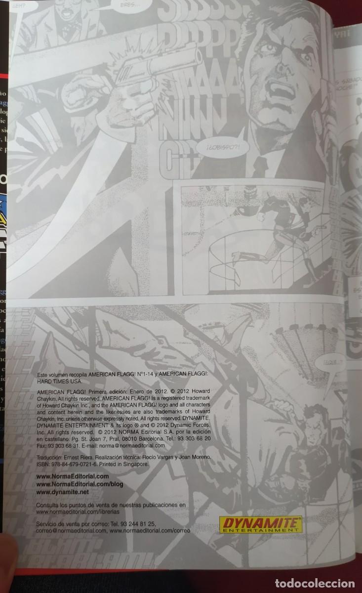 C&oacute;mics: America Flagg. Howard Chaykin&acute;s -Norma Editorial. - Foto 4