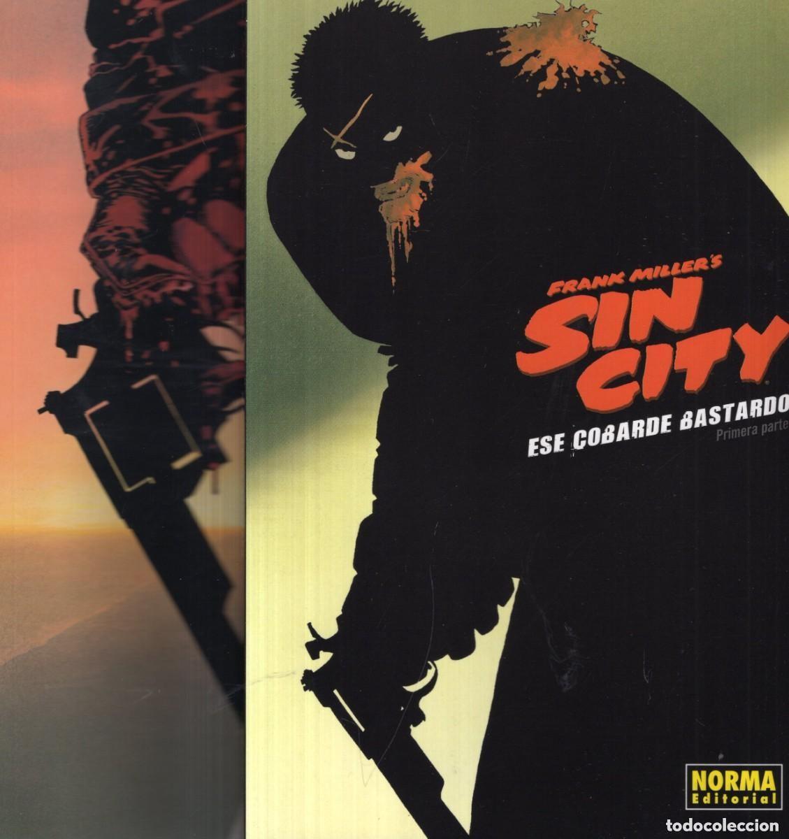 C&oacute;mics: SIN CITY ESE COBARDE BASTARDO COMPLETA 2 TOMOS - NORMA - ESTADO EXCELENTE - OFM15