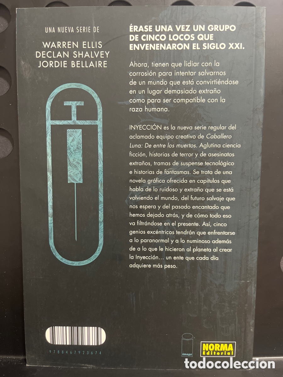 C&oacute;mics: INYECCI&Oacute;N N.1 VOLUMEN UNO de WARREN ELLIS IMAGE COMICS ( 2016/2018 ) - Foto 2