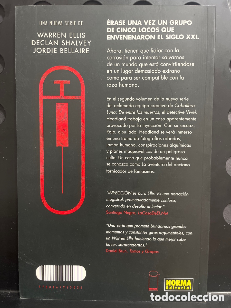C&oacute;mics: INYECCI&Oacute;N N.2 VOLUMEN DOS de WARREN ELLIS IMAGE COMICS ( 2016/2018 ) - Foto 2