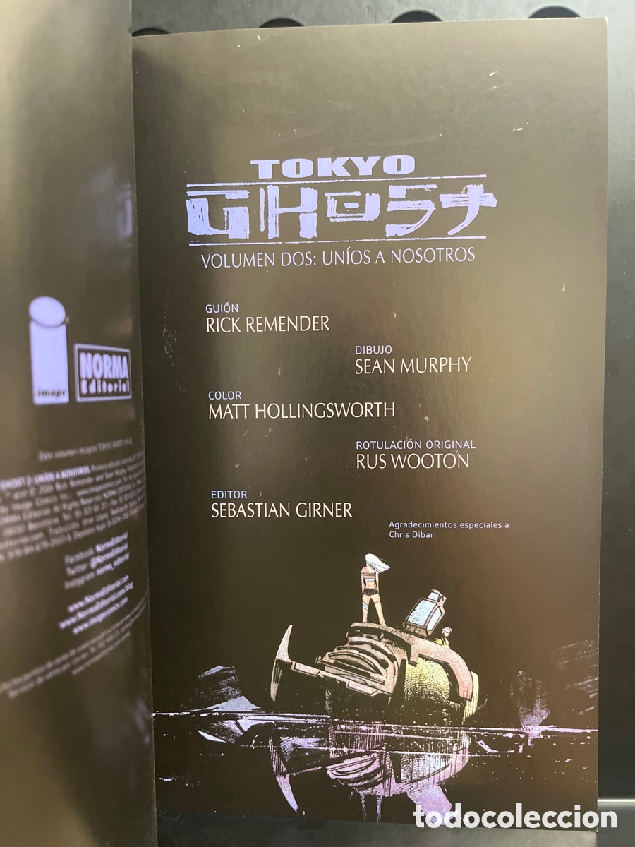 C&oacute;mics: TOKYO GHOST N.2 UN&Iacute;OS A NOSOTROS de RICK REMENDER IMAGE ( 2016/2017 ) - Foto 3