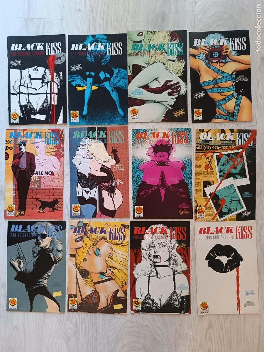 C&oacute;mics: BLACK KISS - HOWARD CHAYKIN Completa 12 n&uacute;maros