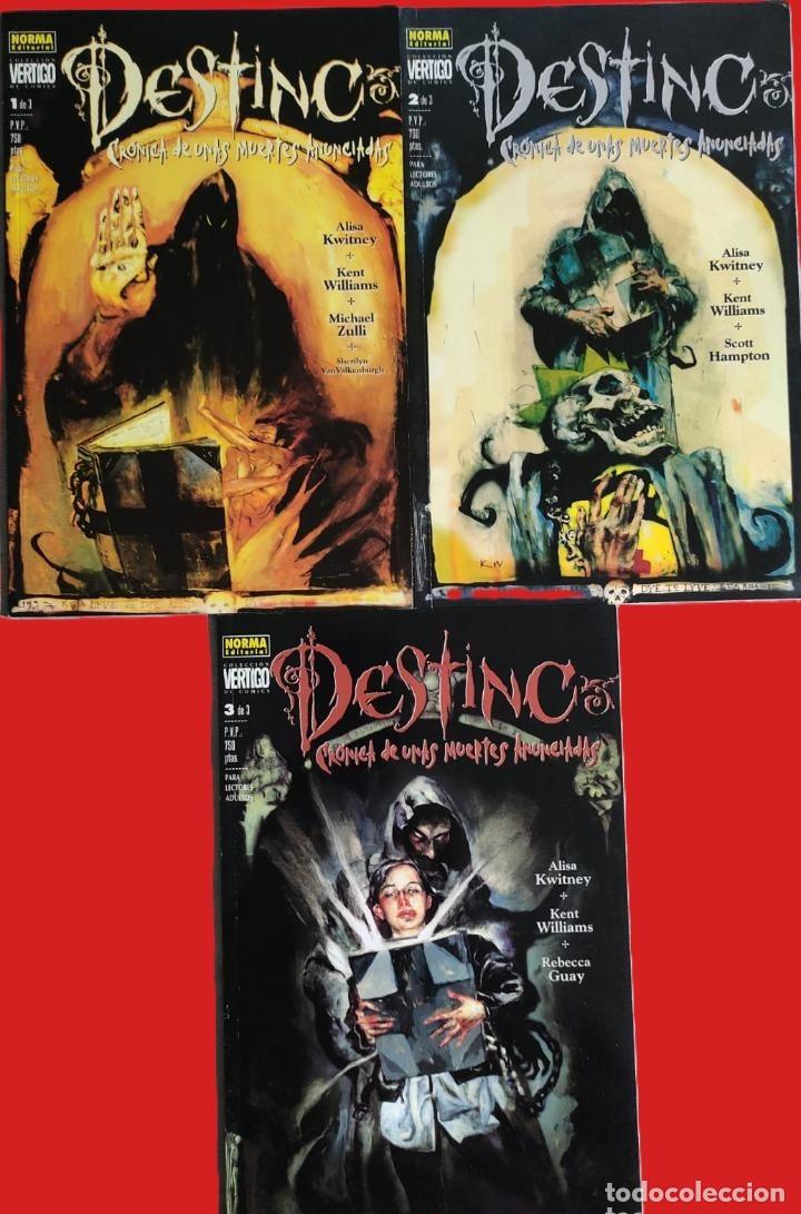 C&oacute;mics: DESTINO Cronicas de unas Muertes Anunciadas - 3 n&uacute;meros, colecci&oacute;n COMPLETA