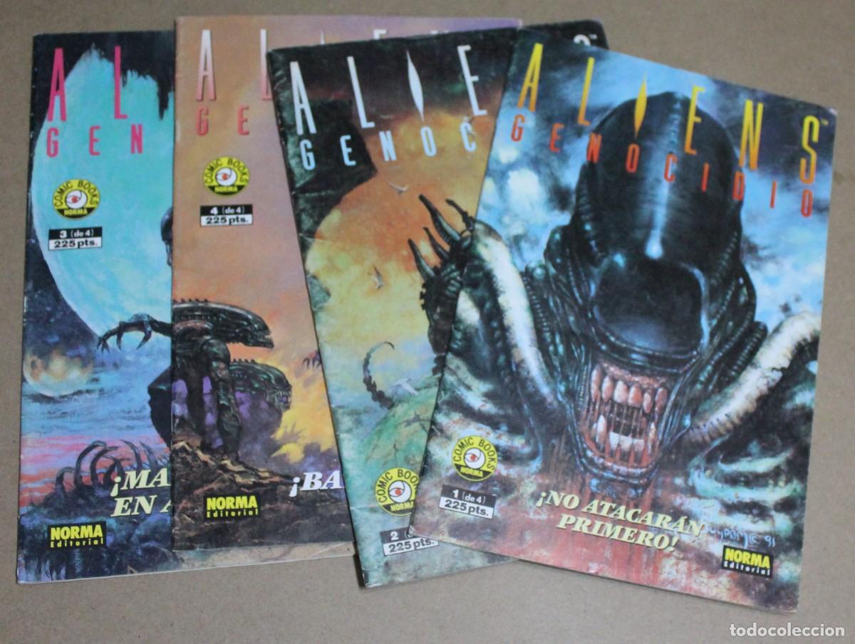 C&oacute;mics: ALIENS - GENOCIDIO - 1 2 3 4 COMPLETA - Norma Ed. a&ntilde;o 1993
