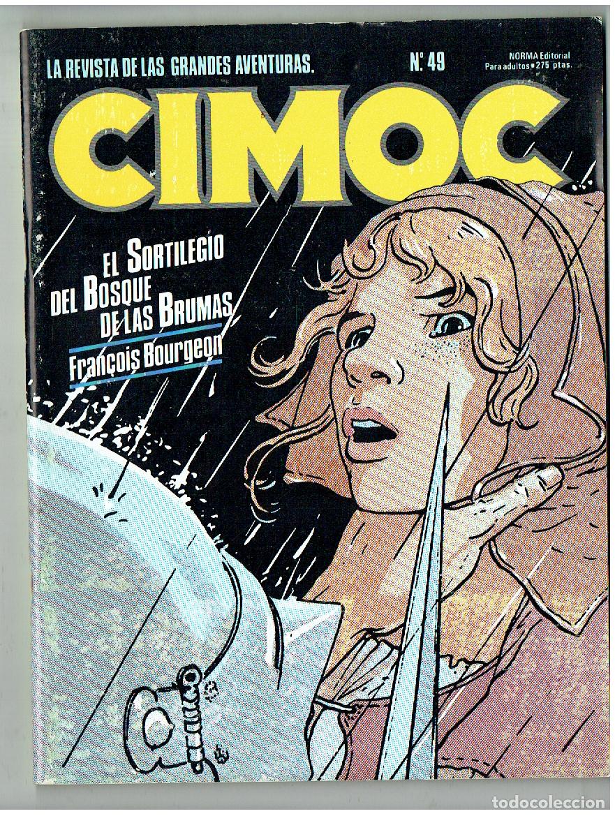 C&oacute;mics: CIMOC. N&ordm; 49. LA REVISTA DE LAS GRANDES AVENTURAS. NORMA, 1985 (B/39.3 RUM)