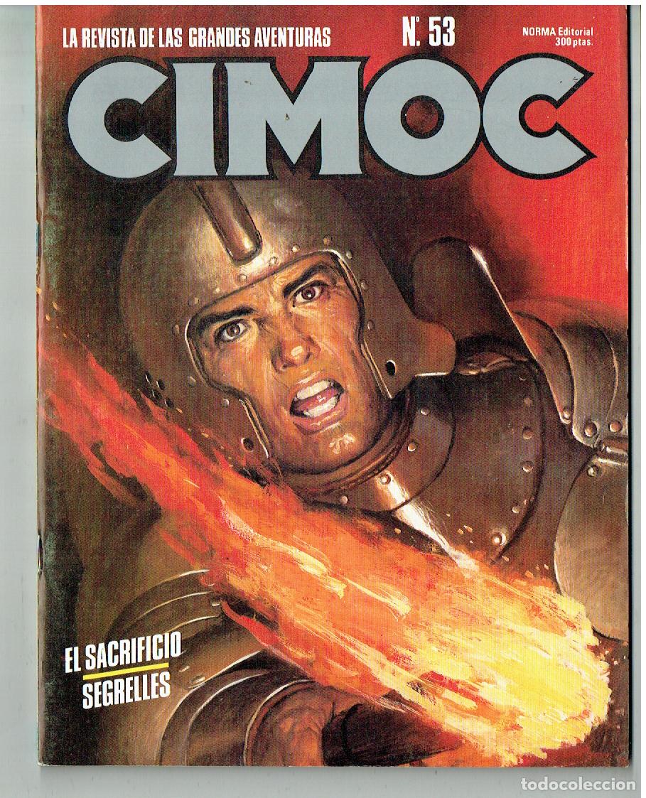 C&oacute;mics: CIMOC. N&ordm; 53. LA REVISTA DE LAS GRANDES AVENTURAS. SEGRELLES. NORMA, 1985 (B/39.3 RUM)