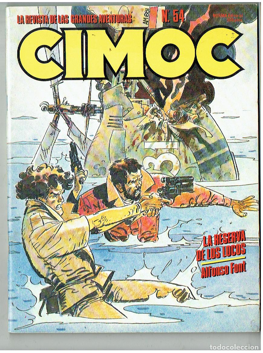 C&oacute;mics: CIMOC. N&ordm; 53. LA REVISTA DE LAS GRANDES AVENTURAS.ALFONSO FONT. NORMA, 1985 (B/39.3 RUM)