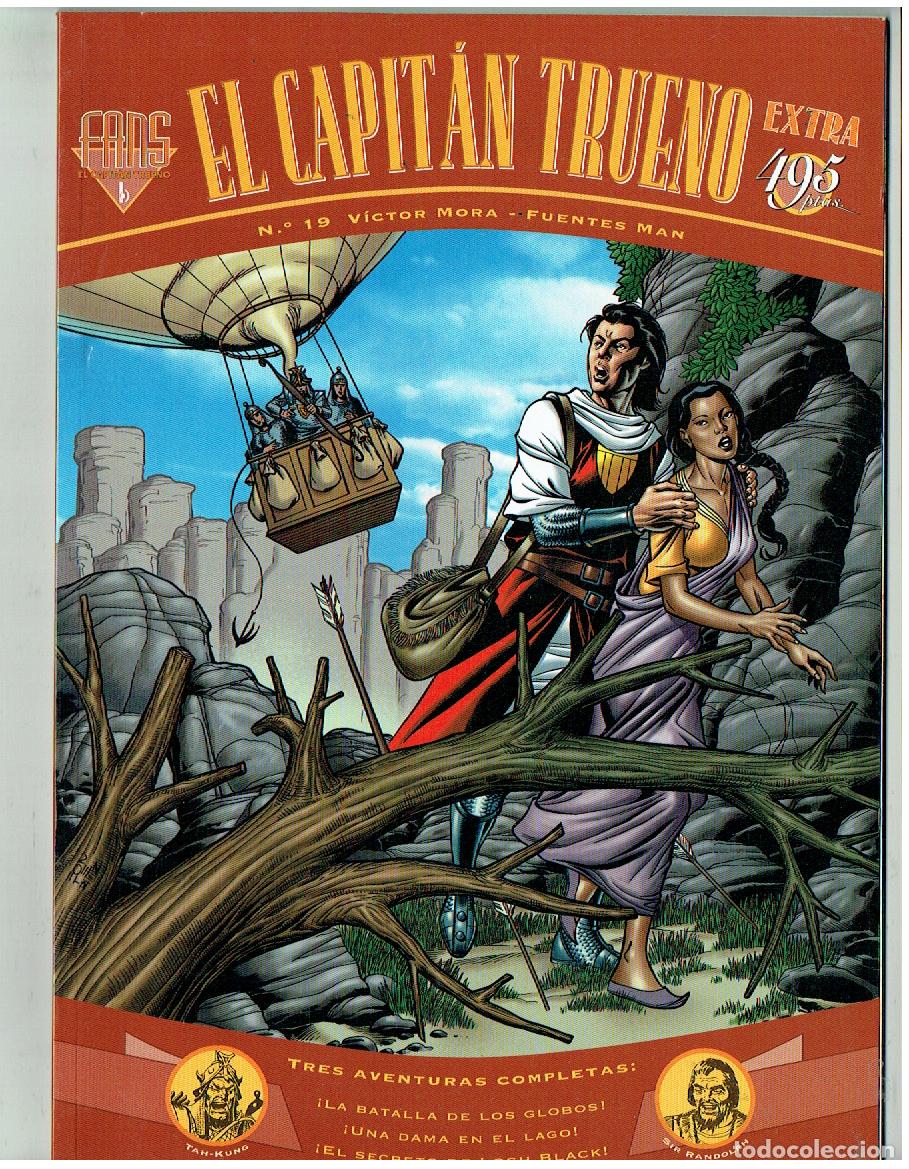 C&oacute;mics: EL CAPITAN TRUENO. EXTRA. FANS. N&ordm; 19. EDICIONES B. 1998.(B/39.3 RUM)