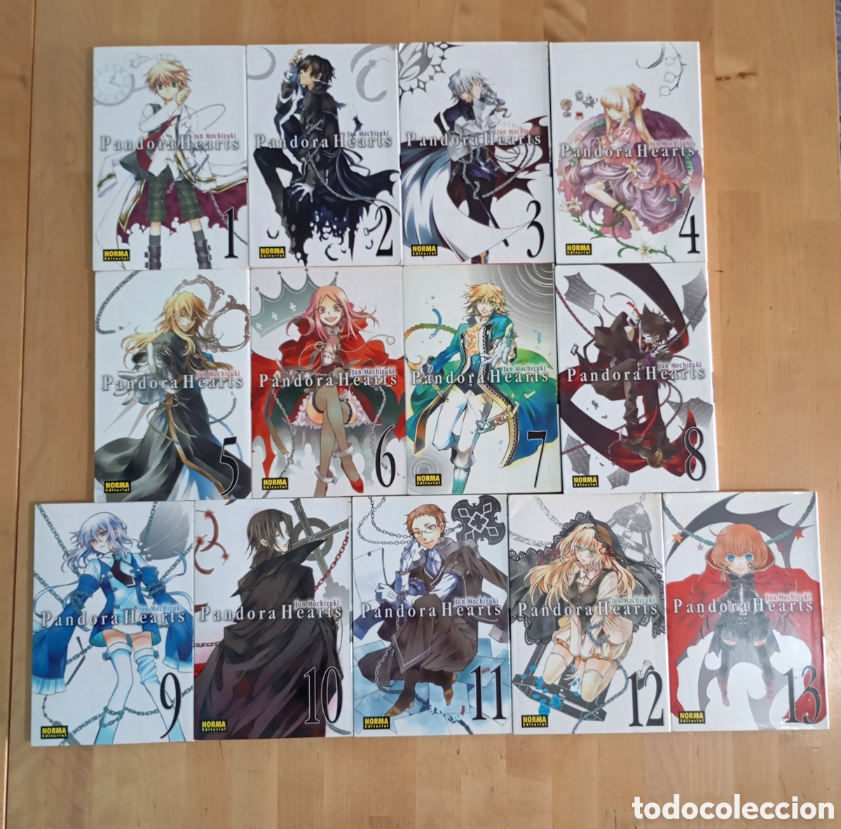 C&oacute;mics: Pandora Hearts Castellano Norma Editorial 13 Vol&uacute;menes Jun Mochizuki # manga anime