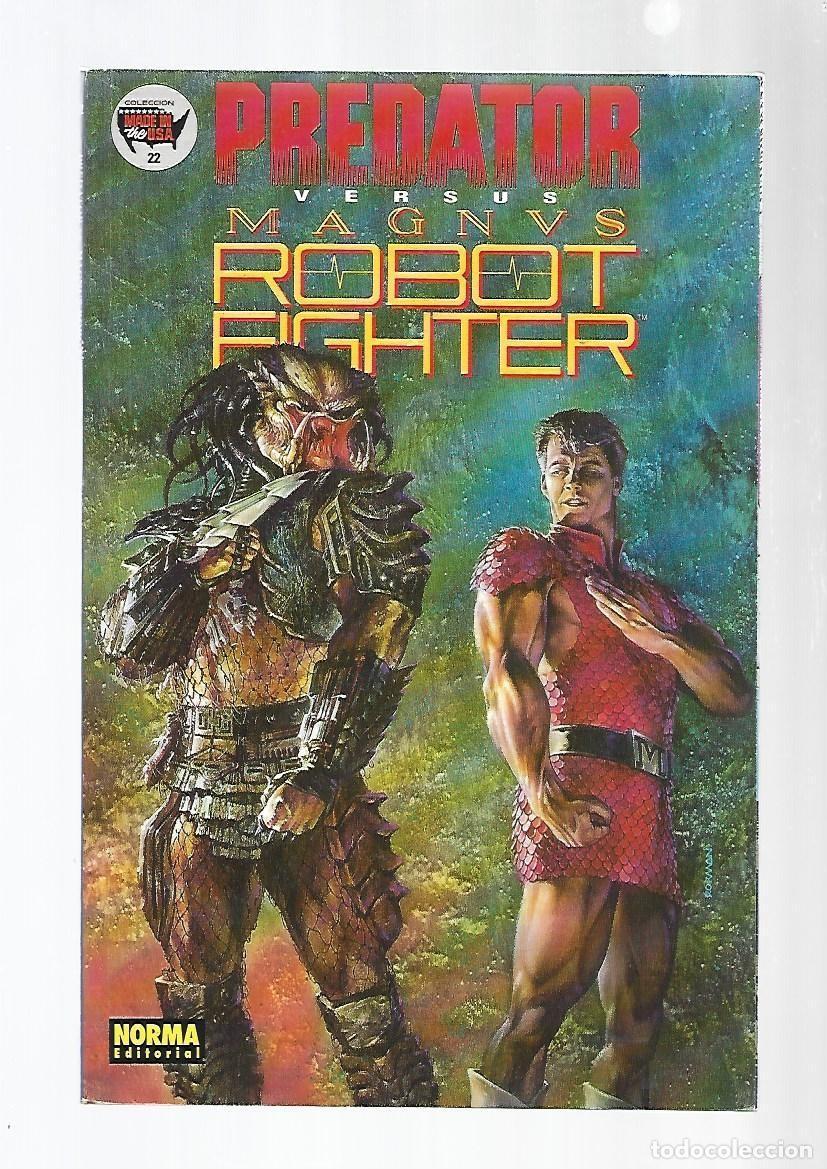 C&oacute;mics: Predator versus Magnus Robot Fighter, 1995, Norma, muy buen estado. Caja DA