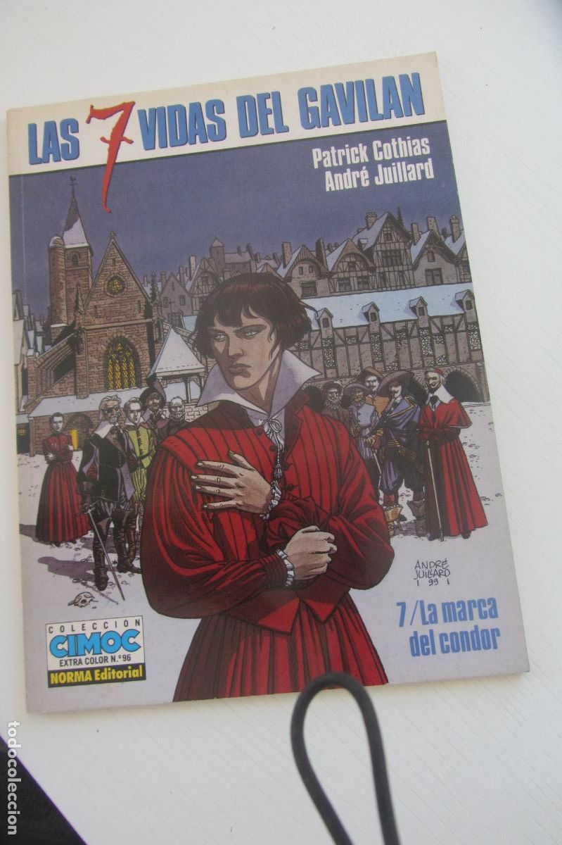 C&oacute;mics: LAS 7 VIDAS DEL GAVILAN 7 LA MARCA DEL CONDOR COTHIAS JUILLARD CIMOC EXTRA COLOR N&ordm; 96 NORMA arx30