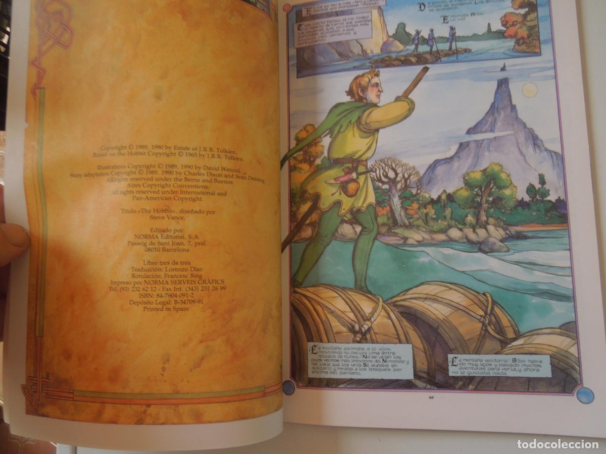 C&oacute;mics: EL HOBBIT - J.R.R. TOLKIEN FOL 1,2,3- NORMA EDITORIAL - 1990 - Foto 12