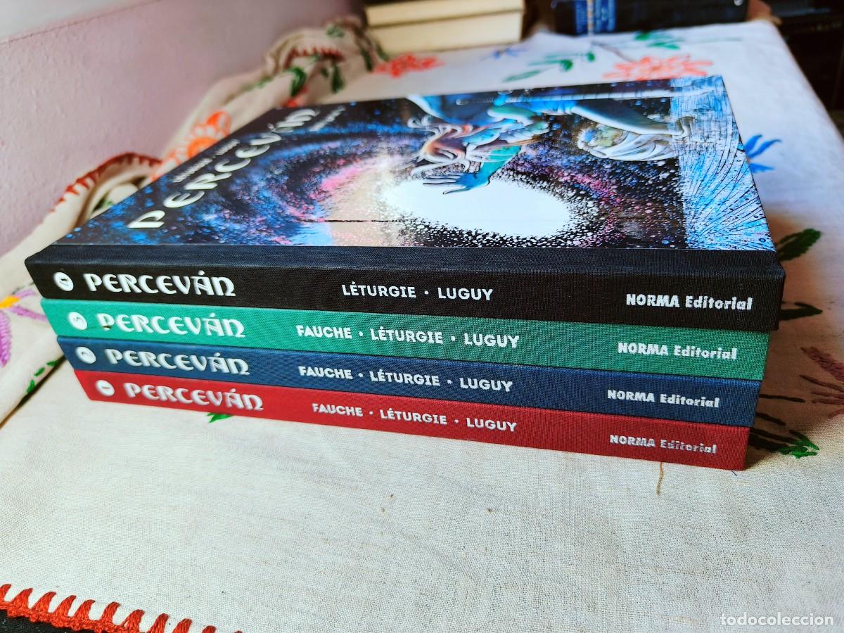 C&oacute;mics: Percev&aacute;n. Integral. Tomos 1, 2, 3 y 4. Letergui y Lugui. Norma. Edici&oacute;n en tapa dura.