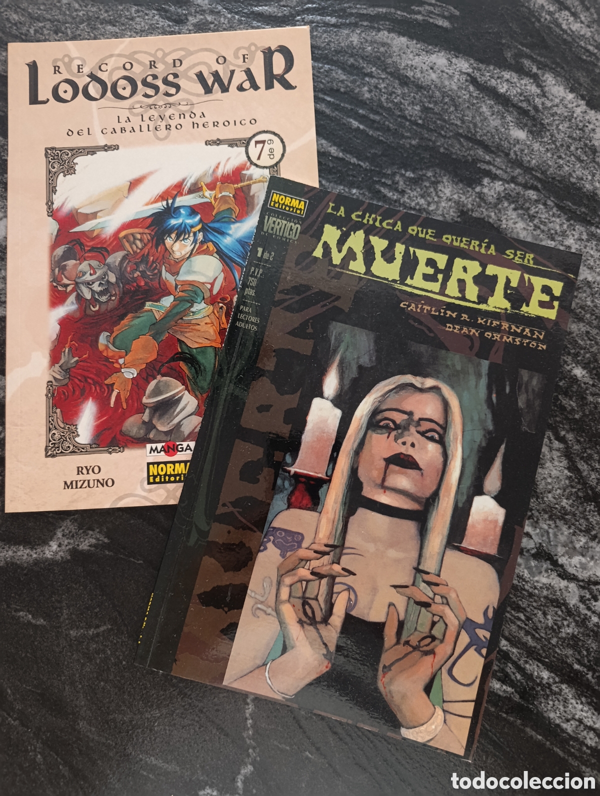 C&oacute;mics: LA CHICA QUE QUERIA SER MUERTE Y LA LEYENDA DEL CABALLERO HEROICO