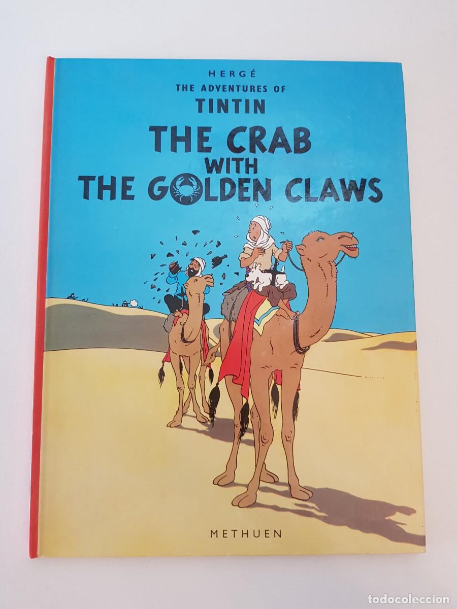C&oacute;mics: Tintin The Crab with the Golden Claws Herg&eacute; Methuen tapa dura 1983 ingl&eacute;s