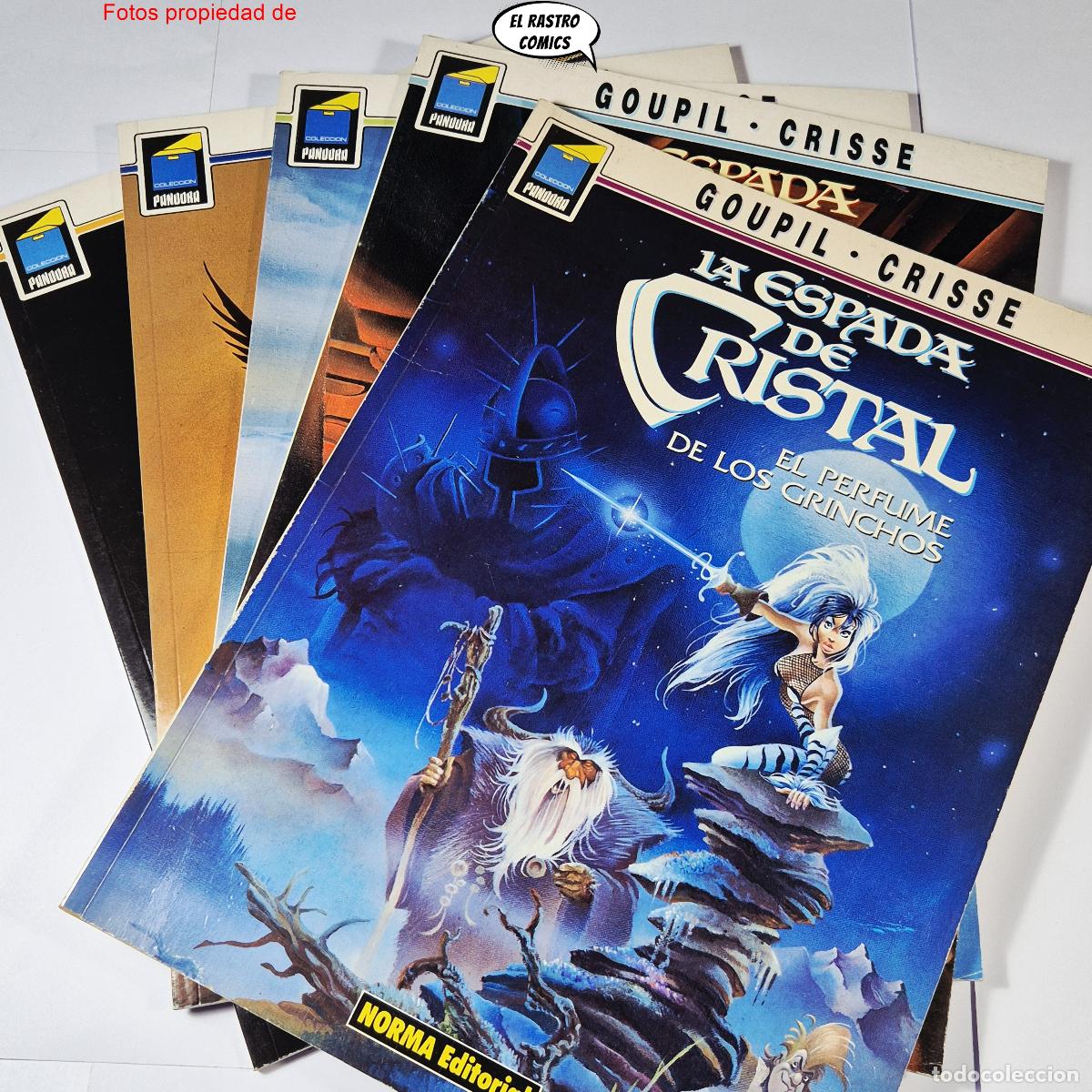 C&oacute;mics: La espada de cristal, Colecci&oacute;n completa, Goupil, Crisse, ed Norma 1991
