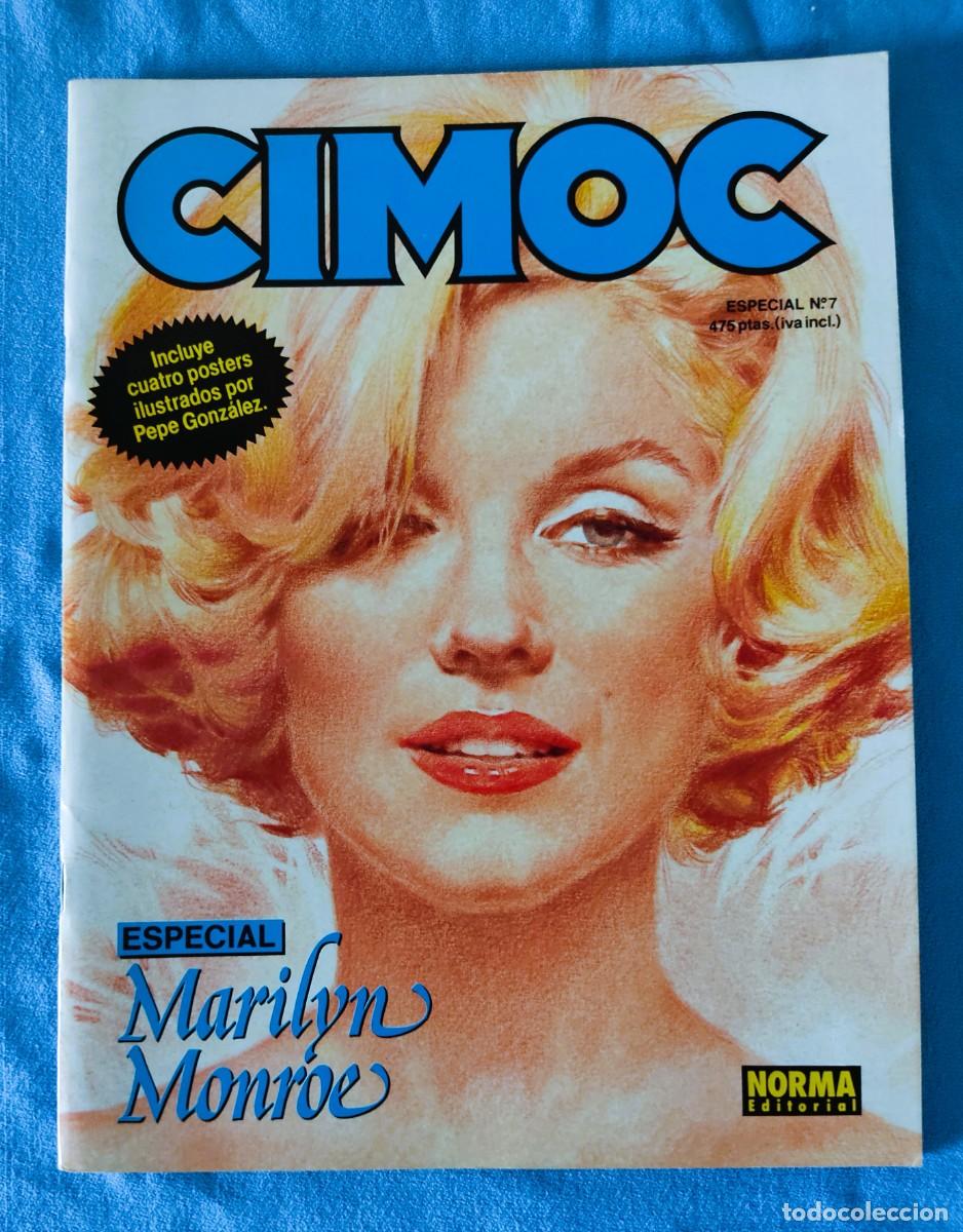 C&oacute;mics: CIMOC ESPECIAL N&ordm; 7 MARILYN MONROE INCLUYE LOS POSTERS NORMA EDITORIAL EN MUY BUEN ESTADO