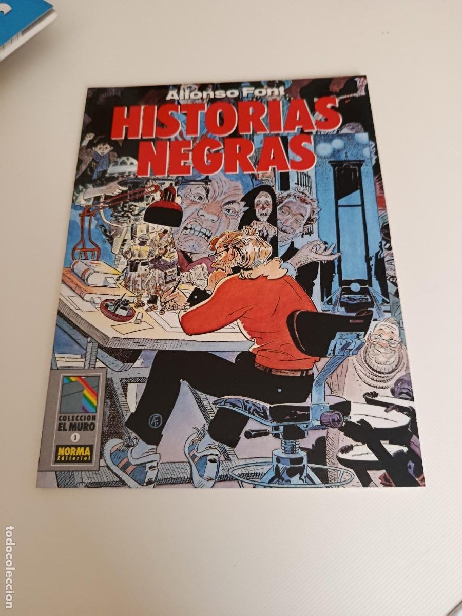 C&oacute;mics: HISTORIAS NEGRAS - ALFONSO FONT - COLECCION EL MURO n&ordm; 1 - NORMA EDITORIAL 1990 - EXCELENTE ESTADO