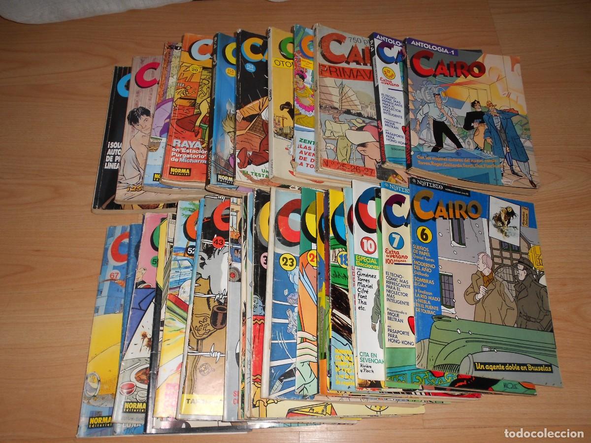C&oacute;mics: CAIRO - GRAN LOTE de 57 REVISTAS / NUMEROS entre el 6 y el 75 ( algunos Retapados ) - NORMA - 1&euro;y+