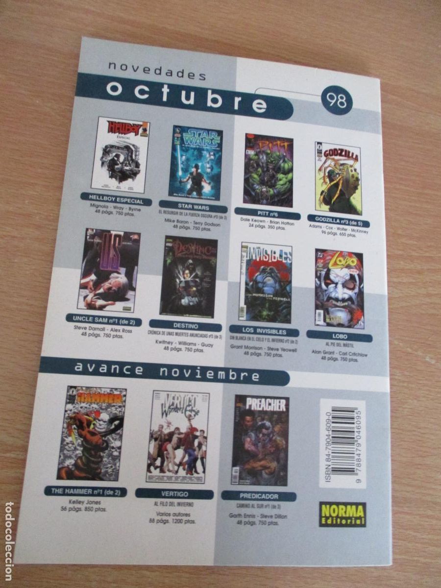 C&oacute;mics: NORMA EDITORIA- PITT, N&ordm;. 6- 1999 - Foto 4