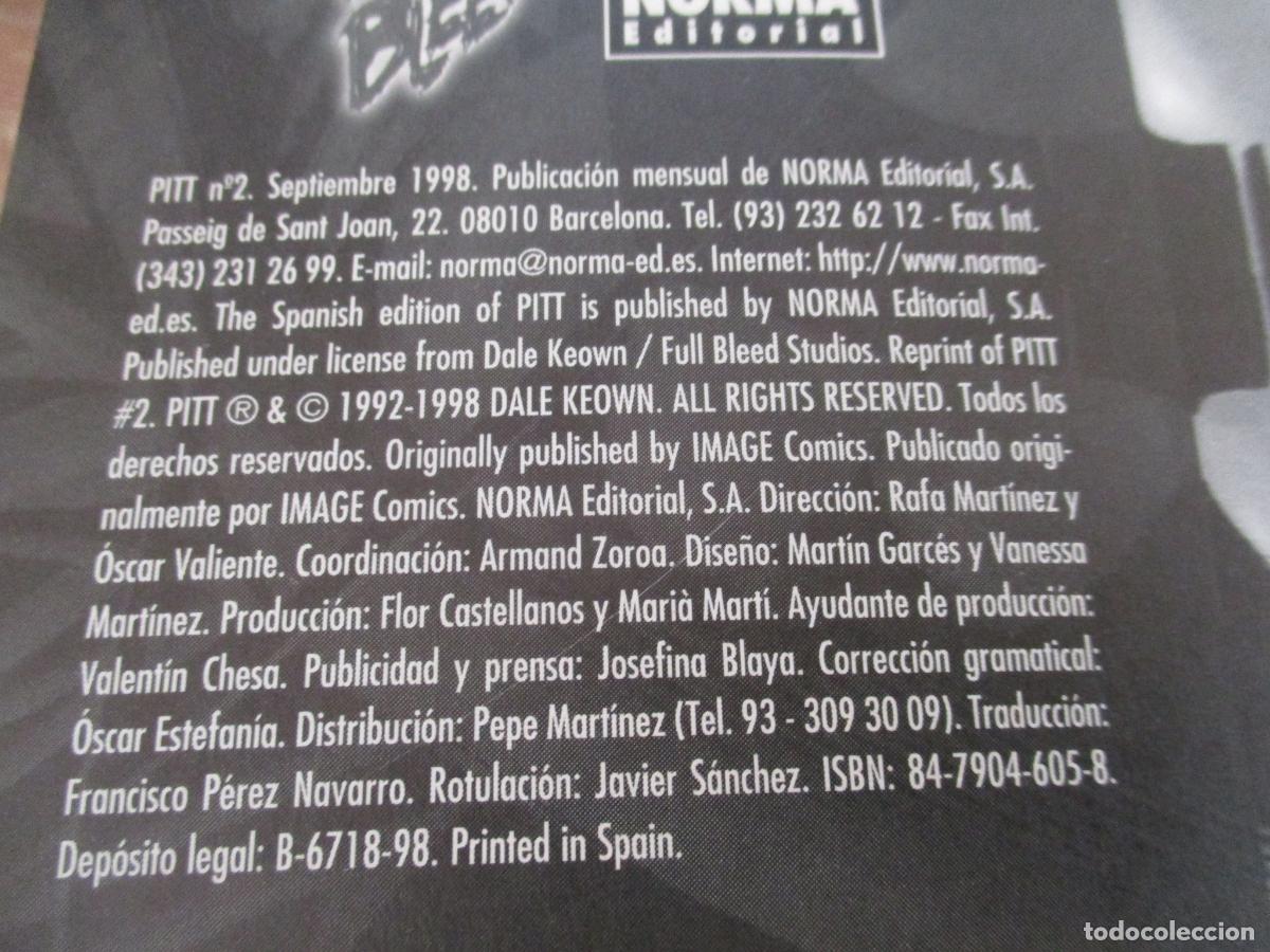 C&oacute;mics: NORMA EDITORIA- PITT, N&ordm;. 2- 1998 - Foto 2