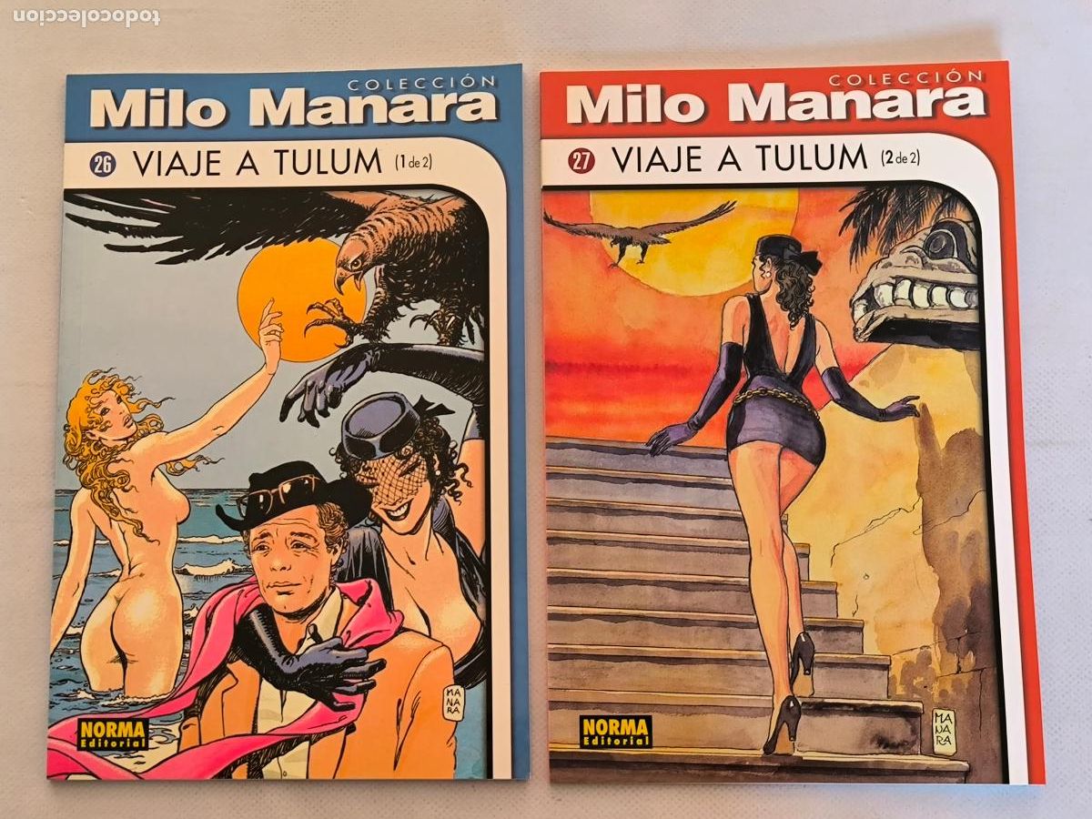 C&oacute;mics: VIAJE A TULUM COMPLETA N&ordm; 1 Y 2 - COLECCION MILO MANARA N&ordm; 26 Y 27 - NORMA (GB)