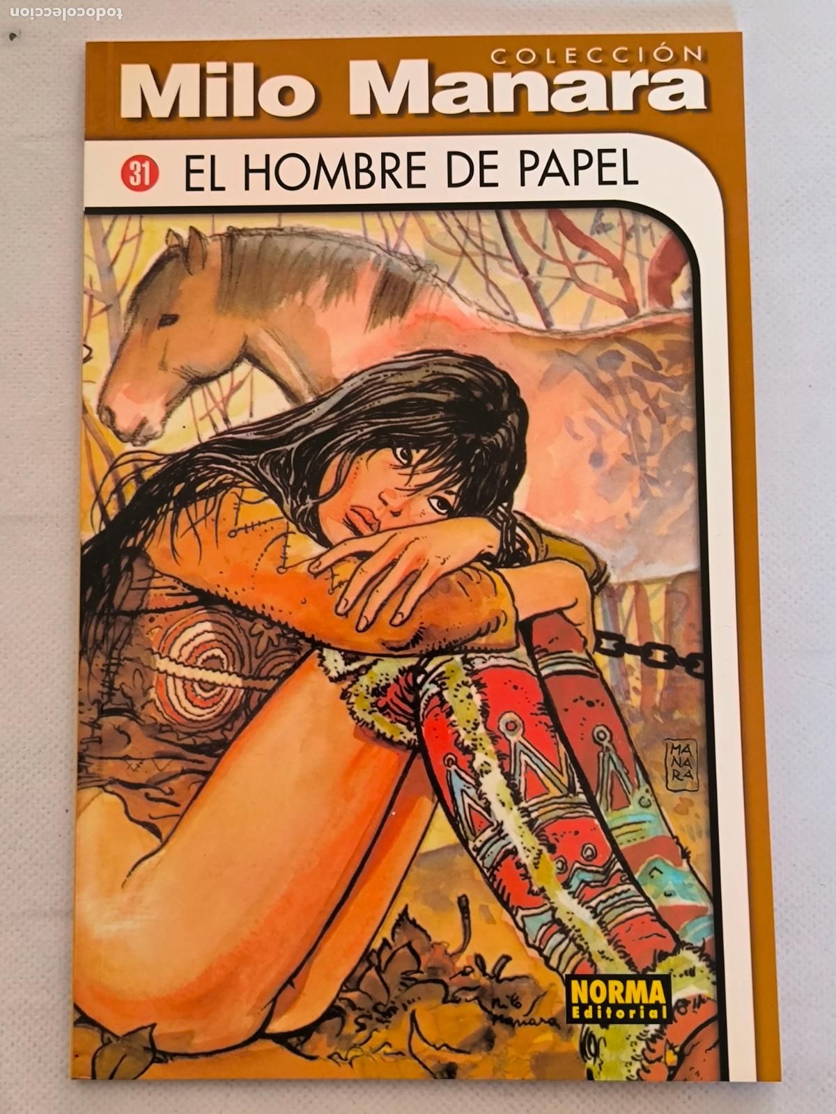 C&oacute;mics: EL HOMBRE DE PAPEL - COLECCION MILO MANARA N&ordm; 31 - NORMA (EYw)