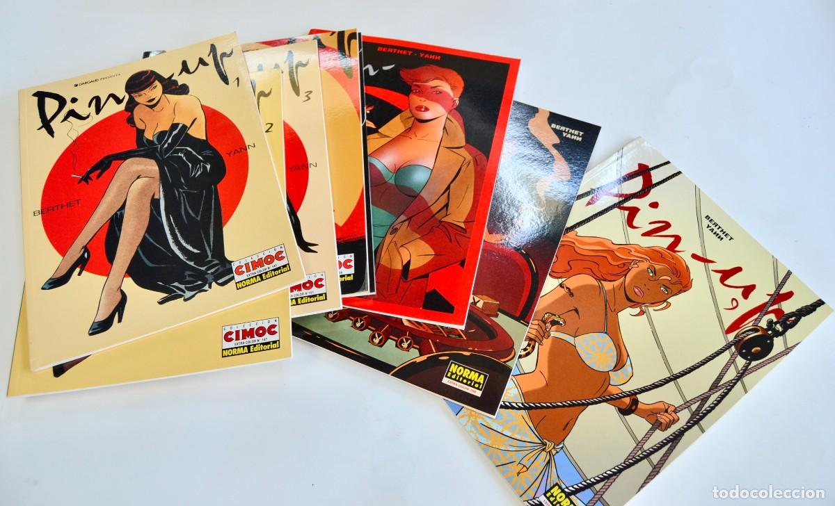 C&oacute;mics: Berthet Yann. Lote de 8 n&ordm;s del c&oacute;mic &rdquo;Pin Up&rdquo;. Colecci&oacute;n Cimoc, Norma Ed. Tapa blanda. Buen estado