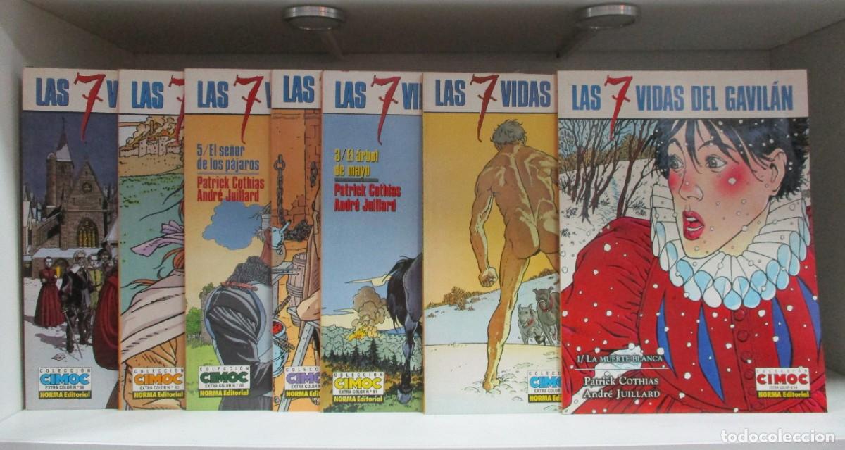 C&oacute;mics: COLECCION COMPLETA -LAS 7 VIDAS DEL GAVILAN - 7 TOMOS - CIMOC EXTRA COLOR - NORMA