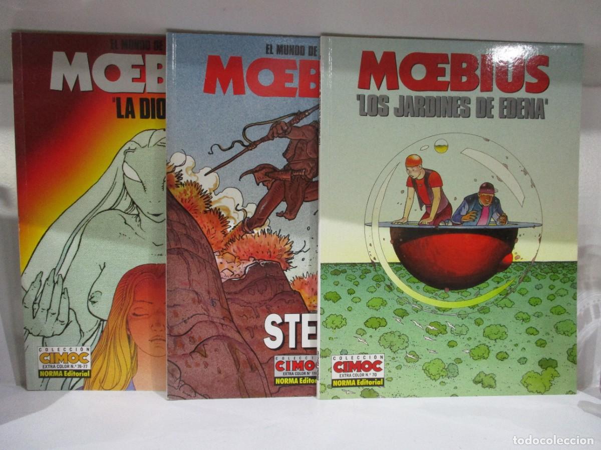 C&oacute;mics: LOTE CIMOC EXTRA COLOR - MOEBIUS - LOS JARDINES EDNA , LA DIOSA , STEEL - EL MUNDO DE EDNA