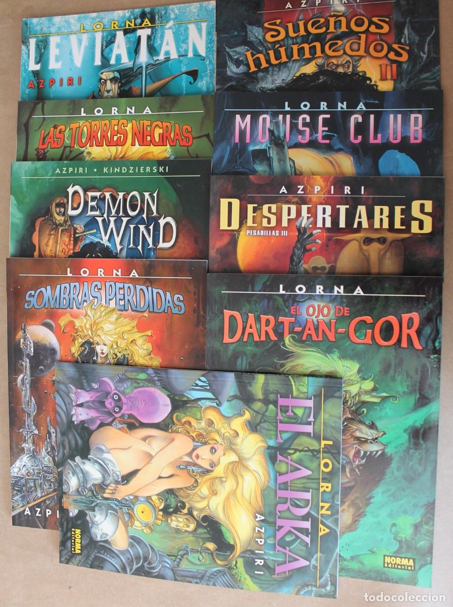 C&oacute;mics: NUEVOS (precintados) AZPIRI 1 5 6 7 8 9 10 11 12 LORNA - Leviat&aacute;n Demon, Las Torres,.. - VER ANUNCIO