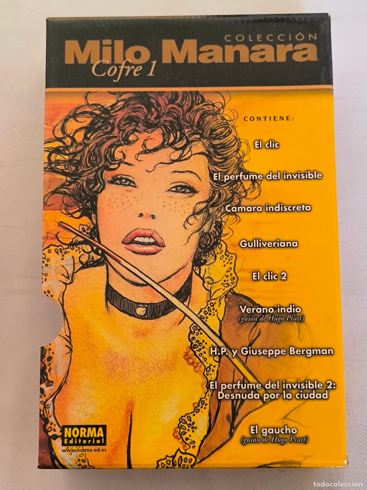 Comics : COFRE 1 - COLECCION MILO MANARA - NO INCLUYE COMICS - NORMA (141)