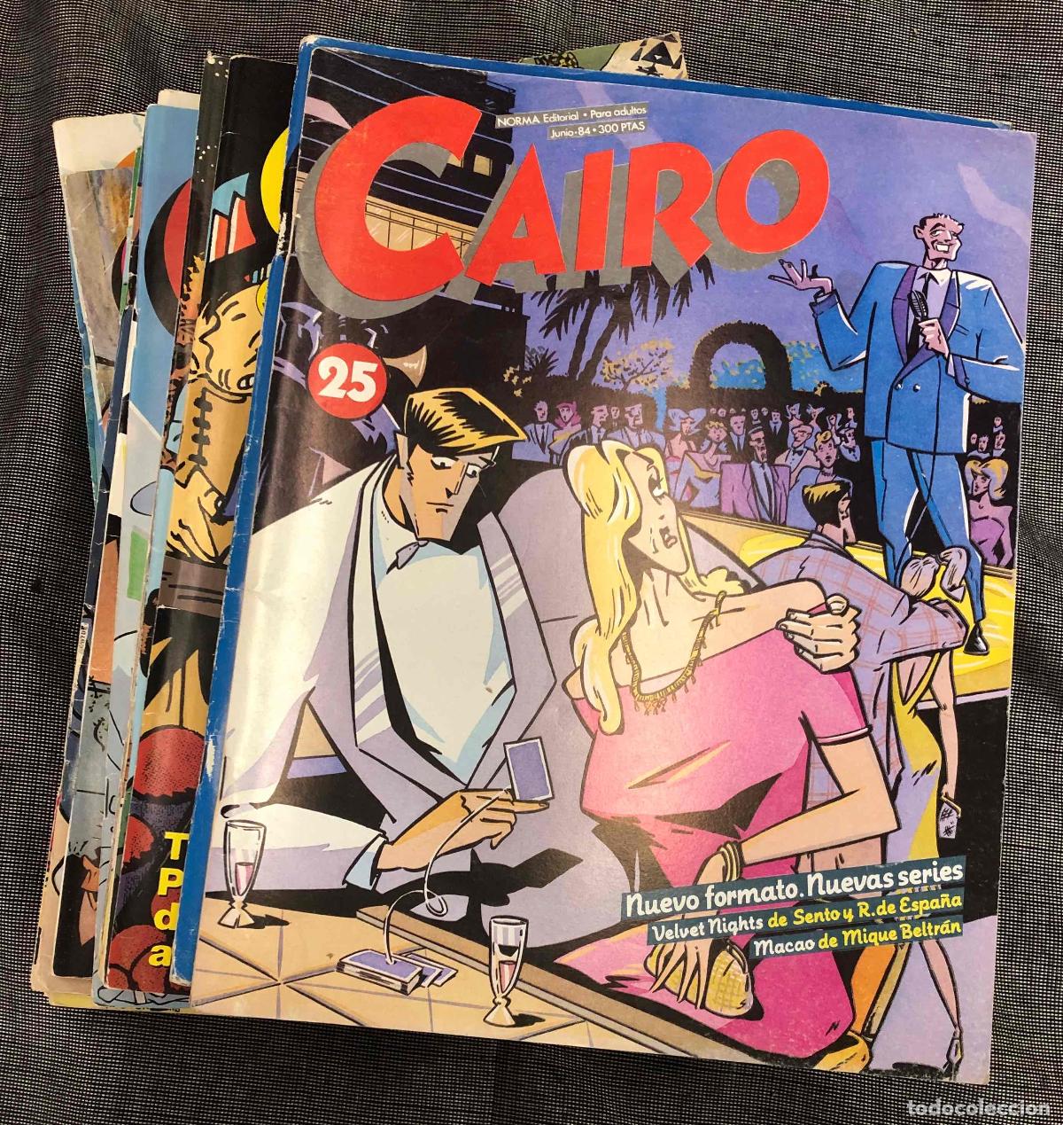 C&oacute;mics: CAIRO N&ordm; 25, 26, 27, 28, 29, 30, 31, 32, 33, 35, 36, 37, 44, 45, 46, 47, 48, 49, 50, 52, 53. NORMA