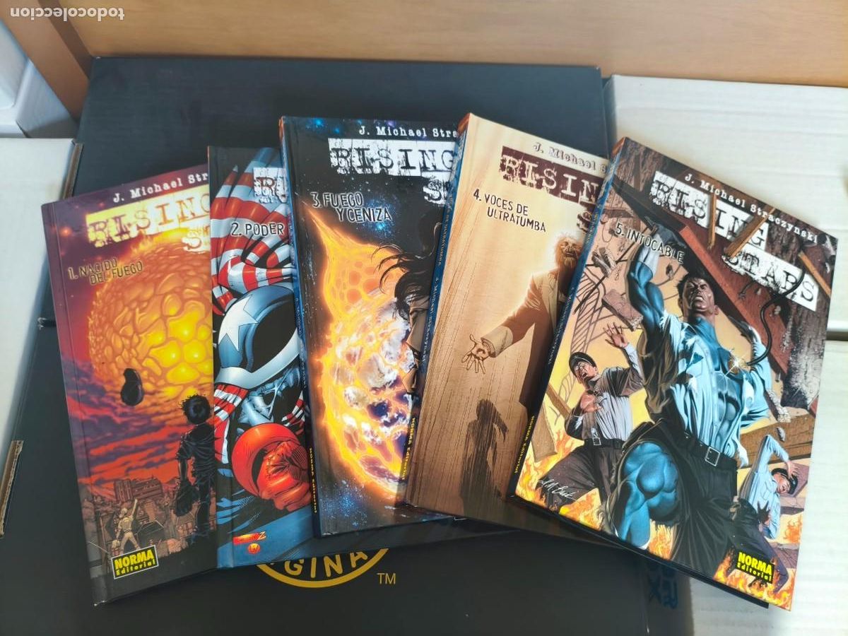 Comics: RISING STARS J MICHAEL STRACZYNSKI TOMOS 1 2 3 4 y 5 completa- NORMA ED TAPA DURA Top Cow