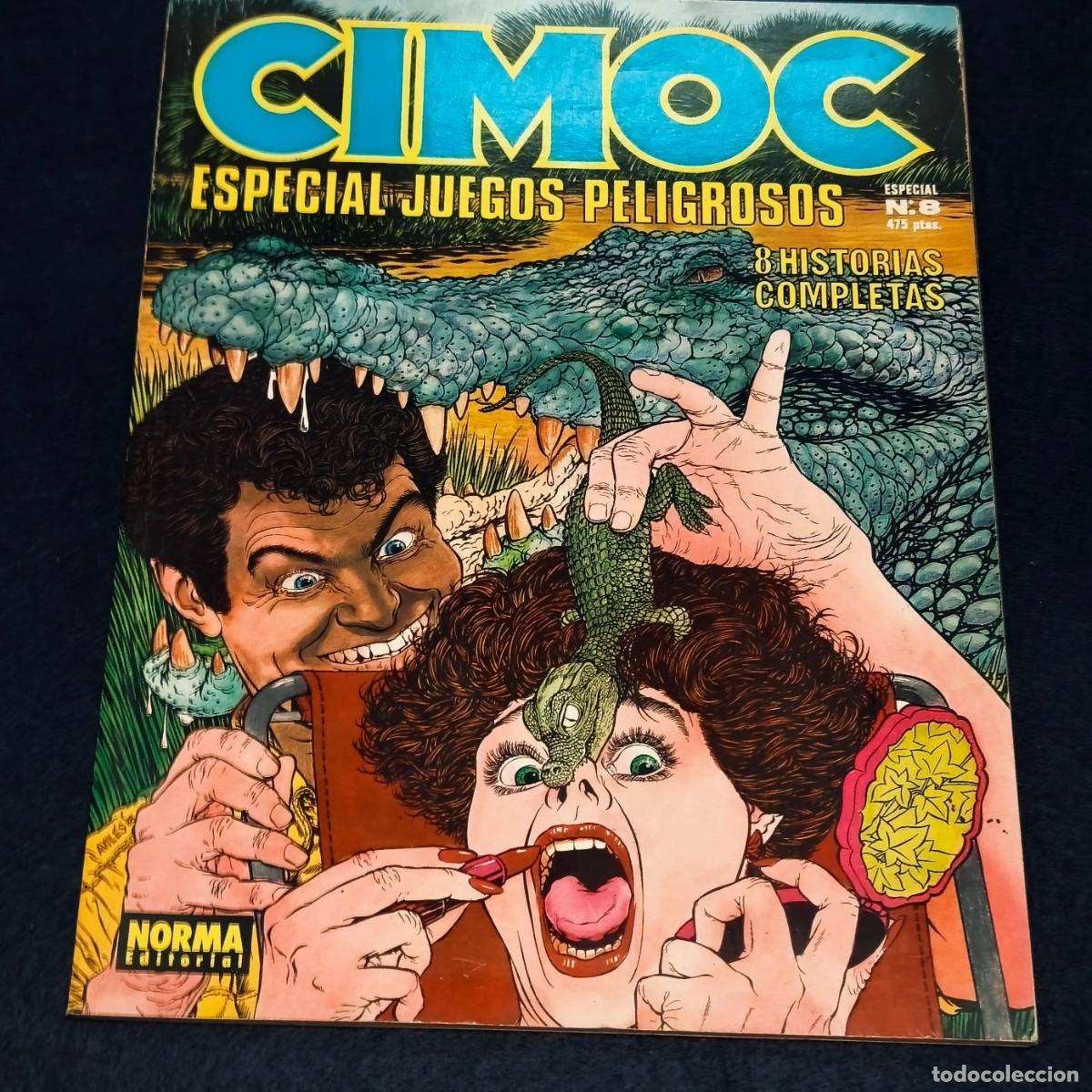 Fumetti: CIMOC ESPECIAL N&ordm; 8. ESPECIAL JUEGOS PELIGROSOS. 8 HISTORIAS COMPLETAS. NORMA EDITORIAL.