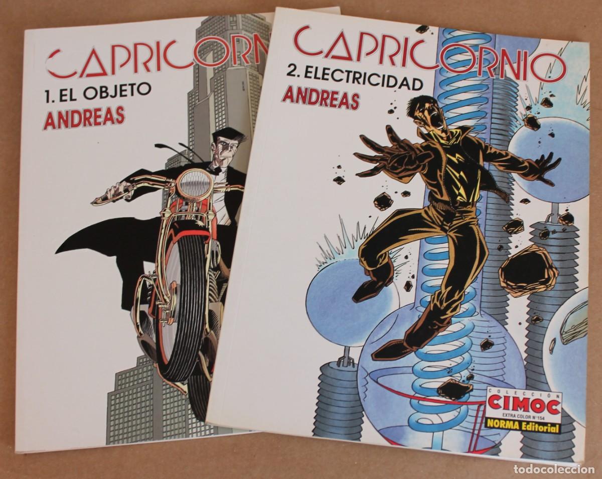 C&oacute;mics: CAPRICORNIO - 1 EL OBJETO 2 ELECTRICIDAD - Cimoc Extra Color 146 154 - MUY BUEN ESTADO - y sueltos