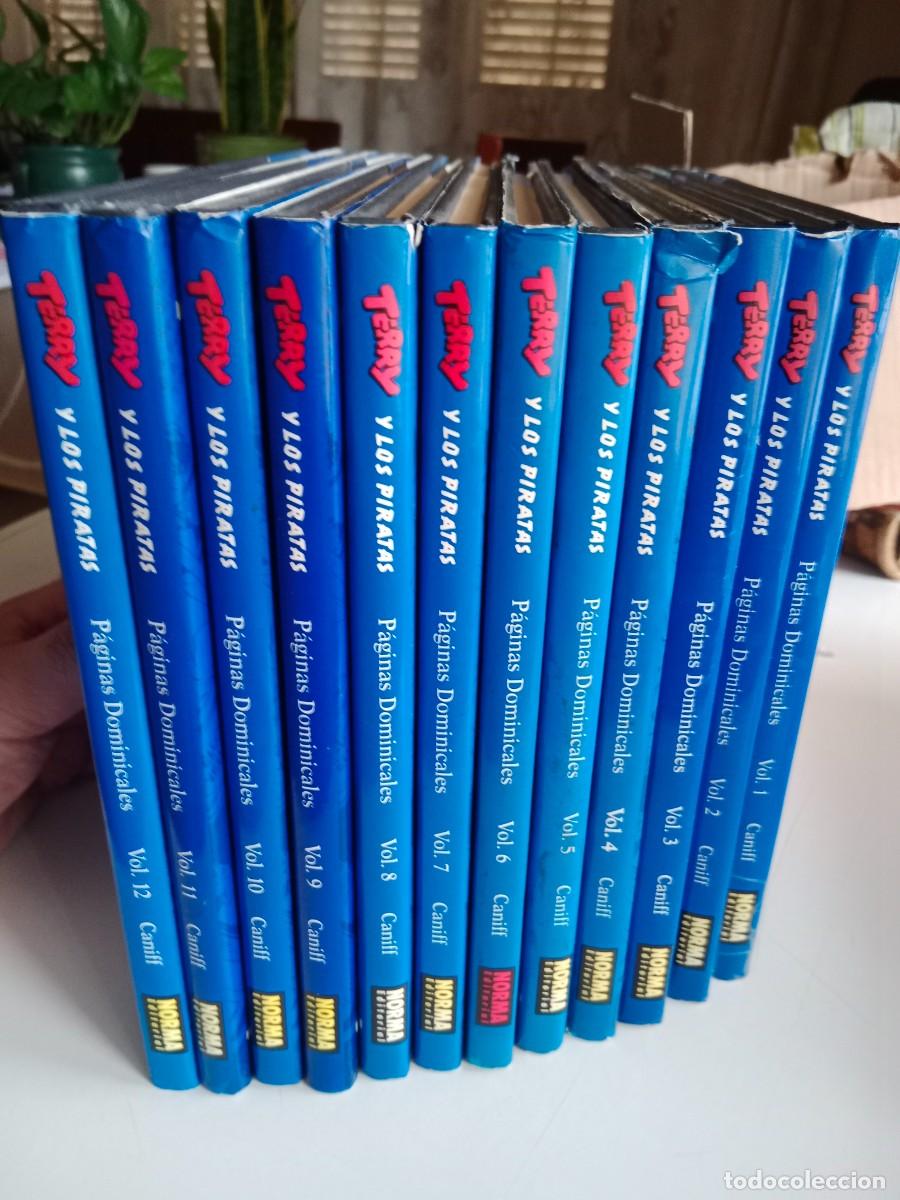 C&oacute;mics: TERRY Y LOS PIRATAS. MILTON CANIFF. PAGINAS DOMINICALES. 12 TOMOS COMPLETA.