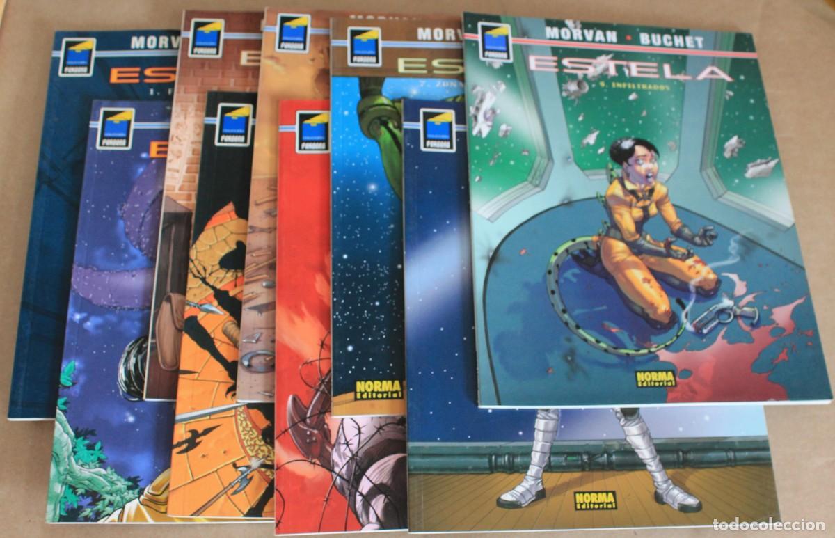C&oacute;mics: Lote NORMA Colecci&oacute;n PANDORA - ESTELA 1 2 3 4 5 6 7 8 9 - MORVAN BUCHET - Como NUEVOS - Y sueltos ??