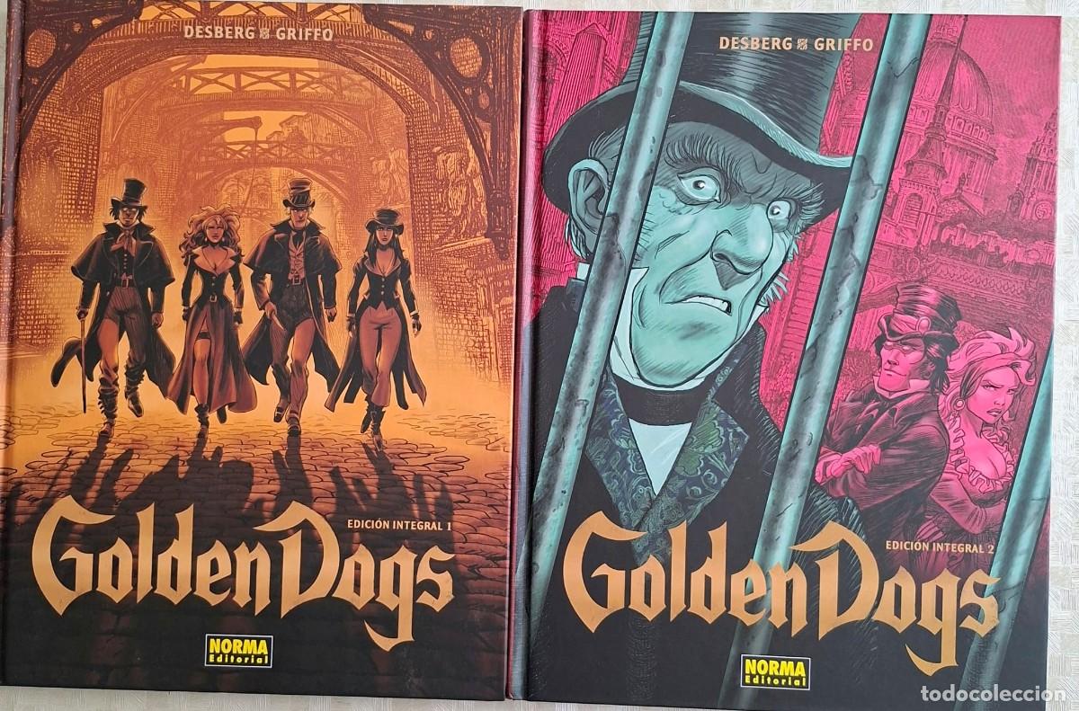 C&oacute;mics: GOLDEN DOGS de Desberg y Griffo, completa, 2 tomos integrales. NORMA EDITORIAL.