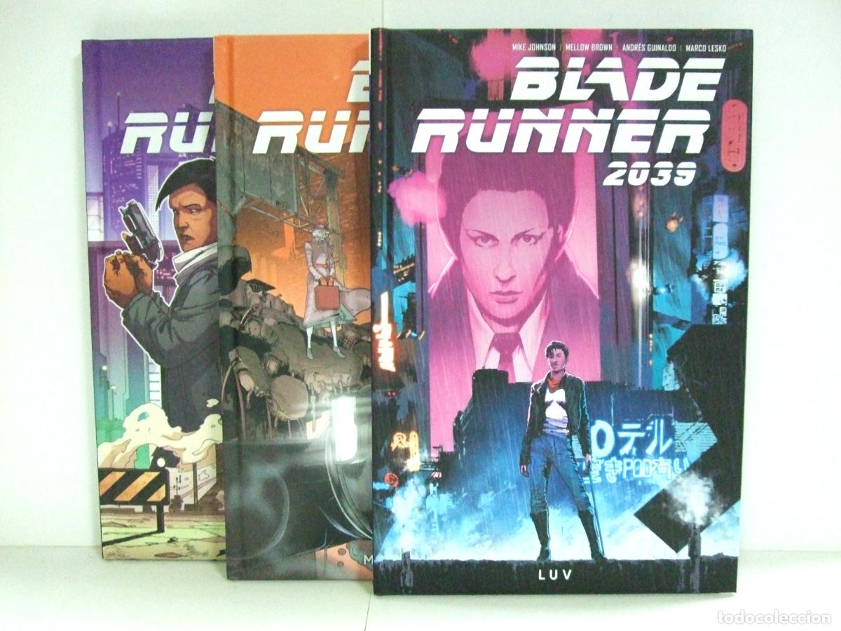 C&oacute;mics: BLADE RUNNER 2039 3 TOMOS NORMA EDITORIAL - LUV - MEJORA - ASH - MIKE JOHNSON COMIC TRILOG&Iacute;A