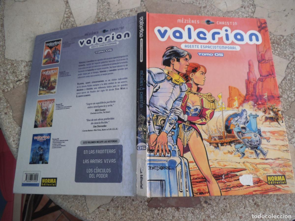 C&oacute;mics: valerian, n&ordm; 05, agente espacio temporal, norma editores, 23x30, tapa dura, 2006, 192 paginas