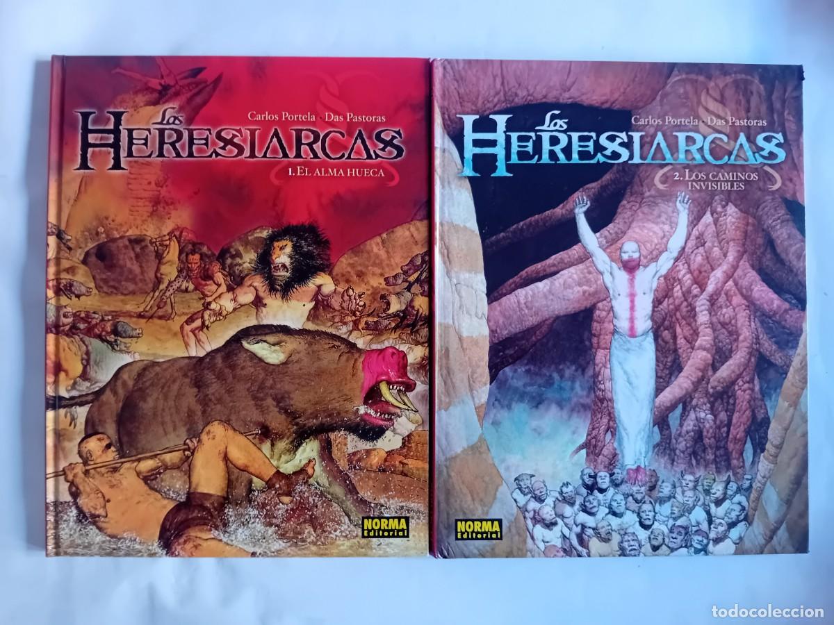 C&oacute;mics: LOS HERESIARCAS TOMOS 01 Y 02 COMPLETA, NORMA EDITORIAL, CARLOS PORTELAS Y DAS PASTORAS.