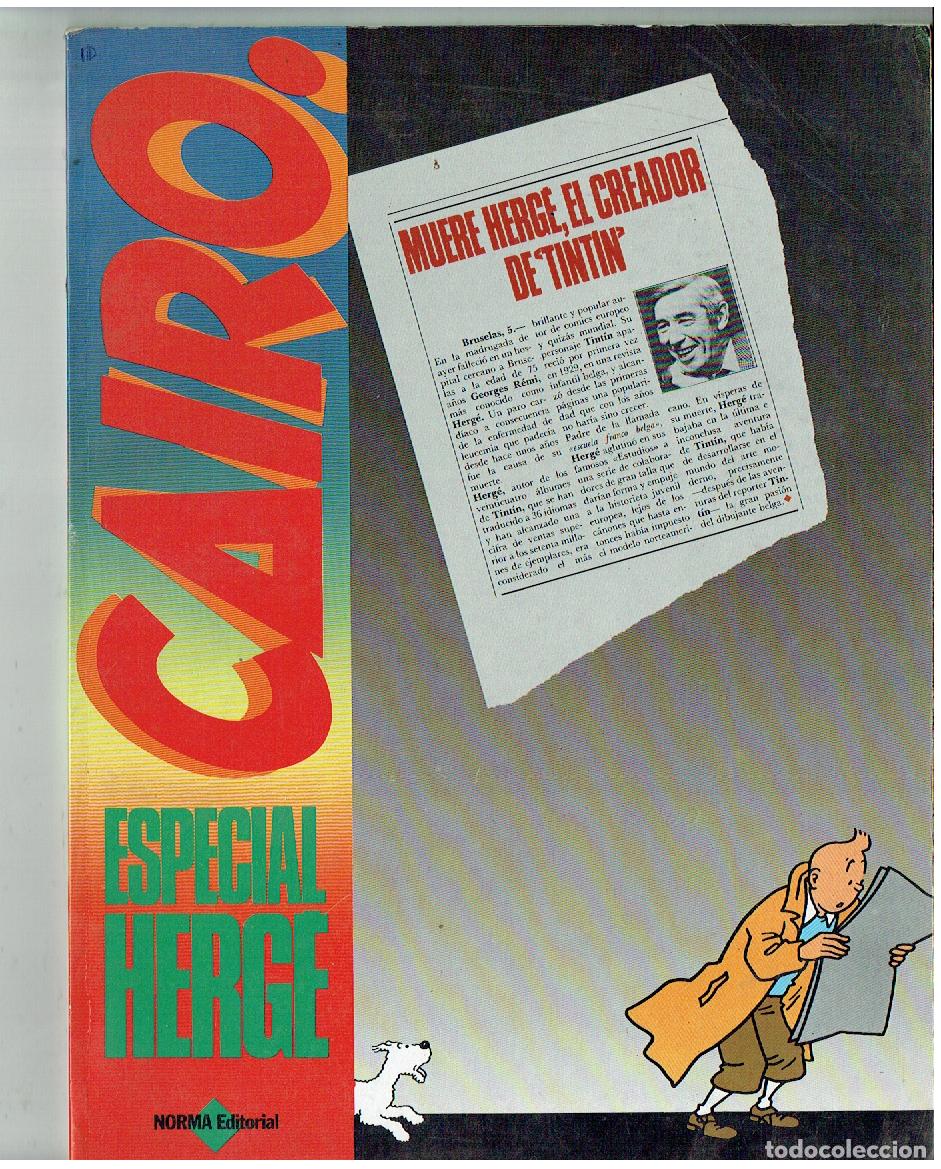 C&oacute;mics: CAIRO. ESPECIAL HERGE. MUERE HERGE, EL CREADOR DE &uml;TINTIN&uml;. (B/47.1 RUM)