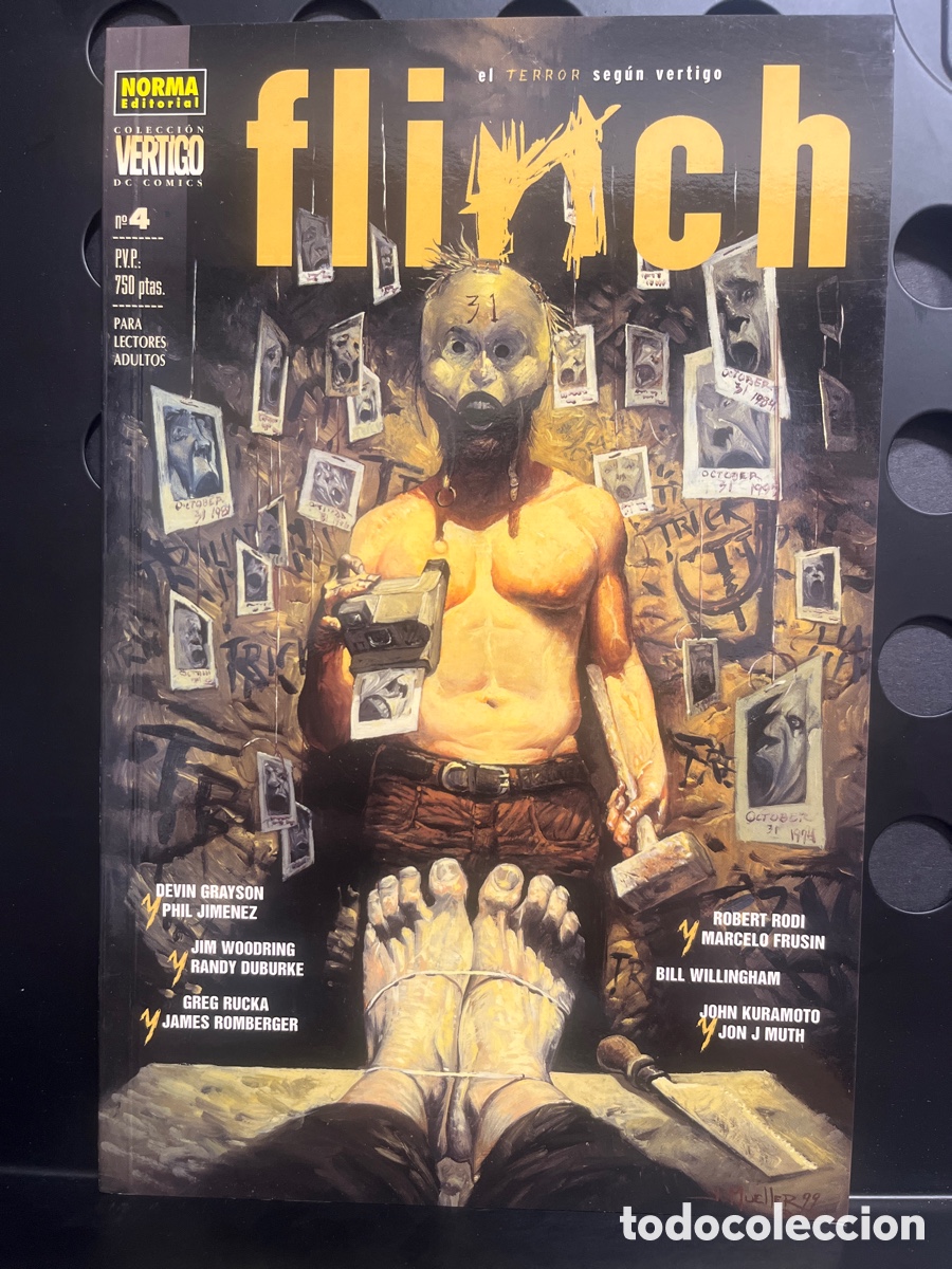 Comics: COLECCI&Oacute;N V&Eacute;RTIGO N.158 FLINCH : EL TERROR SEG&Uacute;N V&Eacute;RTIGO N.4 ( 1997/2005 )