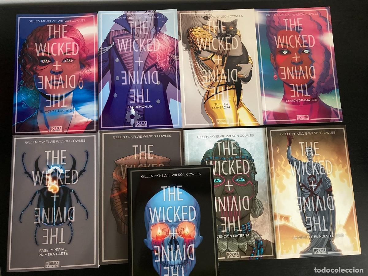 Comics: THE WICKED + THE DIVINE COMPLETA 1-9 LOTE 9 TOMOS NORMA KIERON GILLEN JAMIE MCKELVIE