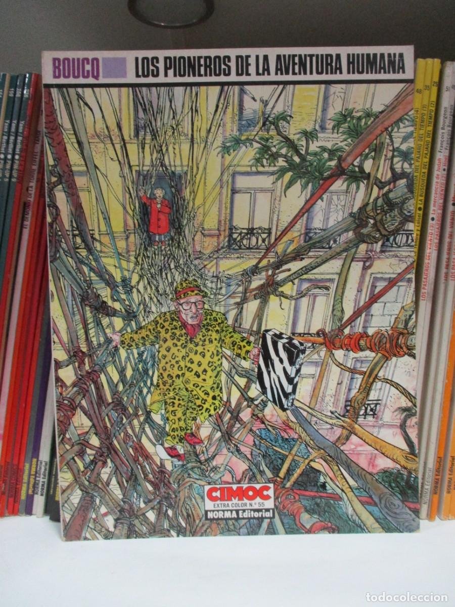Fumetti: COLECCION LOS PIONEROS DE LA AVENTURA HUMANA de BOUCQ - CIMOC EXTRA COLOR - NORMA