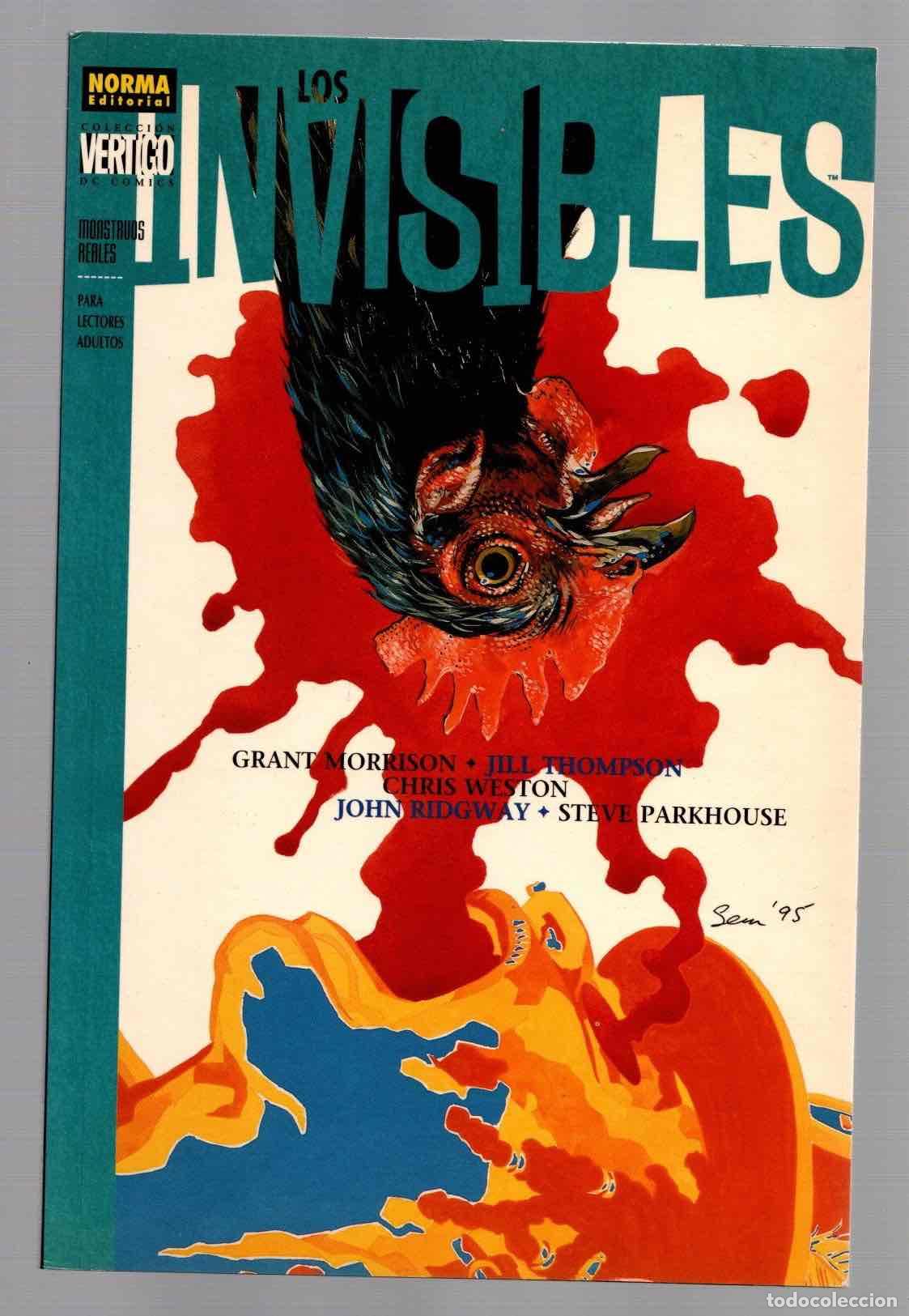 C&oacute;mics: LOS INVISIBLES MONSTRUOS REALES. GRANT MORRISON. NORMA